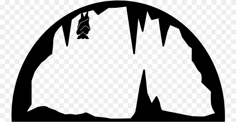 Logo Black Cave, Gray Png Image