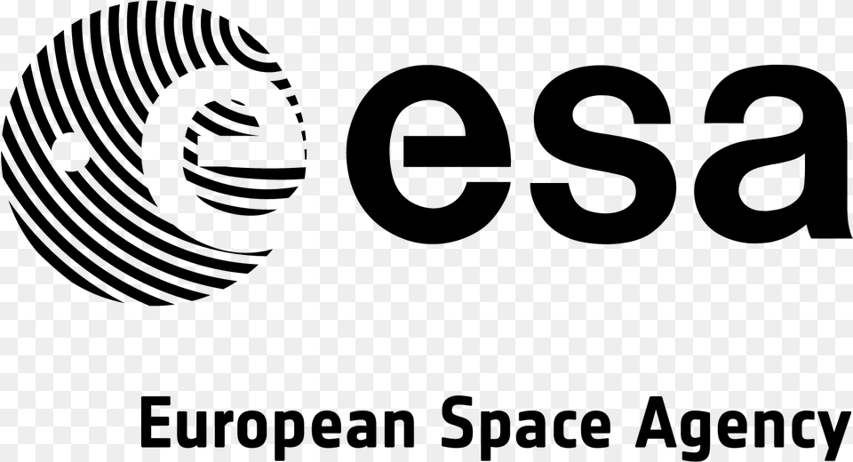 Logo Black European Space Agency Logo, Gray Png Image