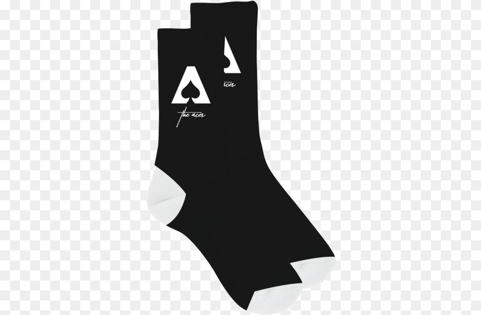 Logo Blackwhite Socks Sock, Clothing, Hosiery, Person Free Png