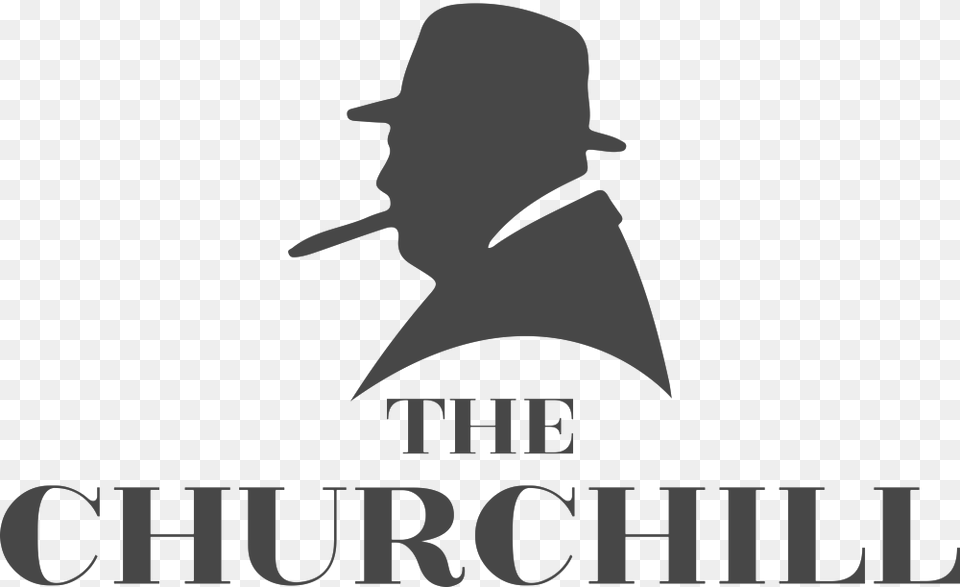 Logo Blue Davidoff Winston Churchill Logo, Clothing, Hat, Person, People Free Transparent Png