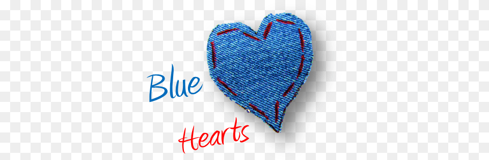 Logo Blue Hearts Logo, Cushion, Home Decor, Heart, Mat Free Png Download