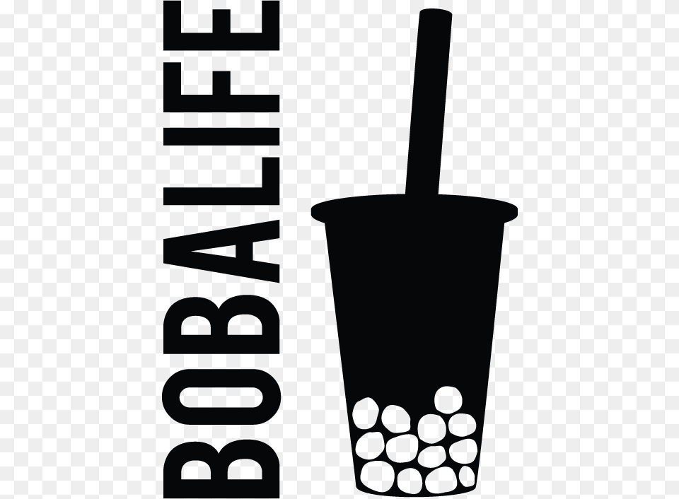 Logo Boba Life, Stencil, Smoke Pipe, Beverage Free Png