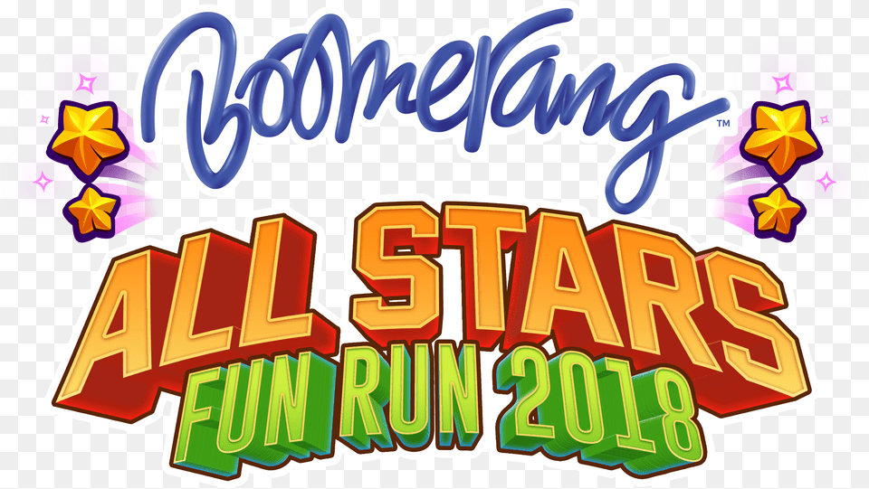Logo Boomerang All Stars Fun Run Boomerang Tv, Dynamite, Weapon, Food, Sweets Free Png