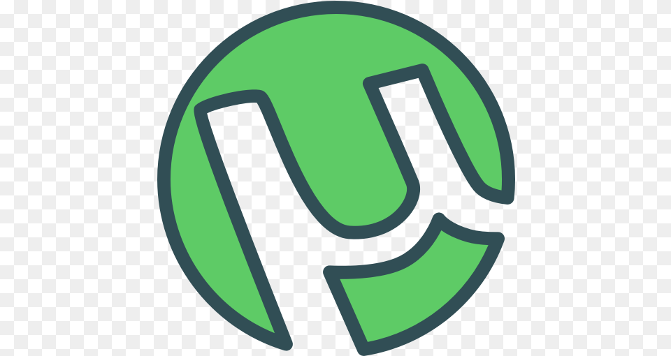 Logo Brand Social Network Utorrent Icon Utorrent Logo, Symbol, Disk, Text Png