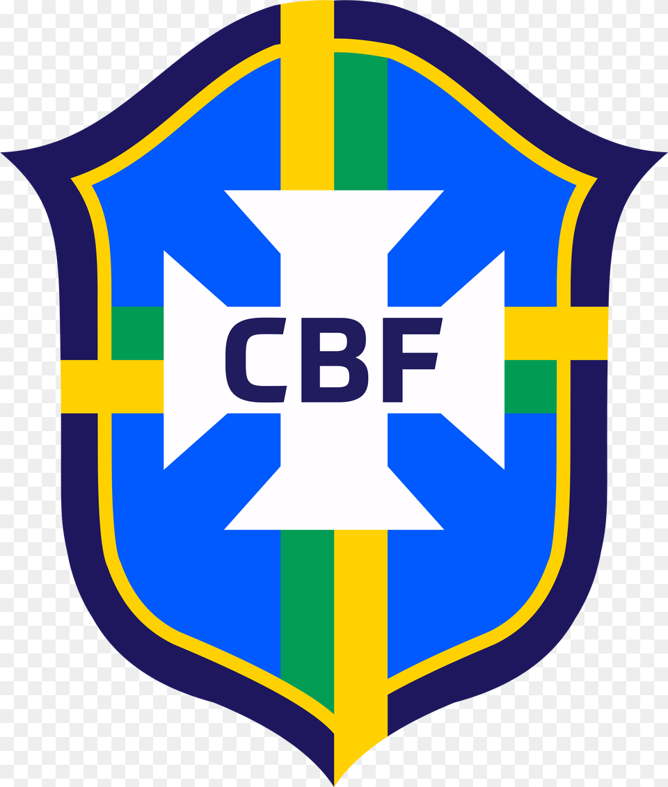 Logo Brazil National Team Logo, Armor, Flag, Shield Free Transparent Png