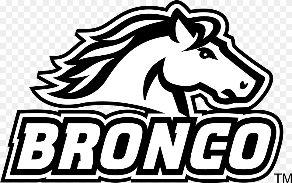 Logo Bronco, Stencil, Animal, Mammal, Horse Png Image