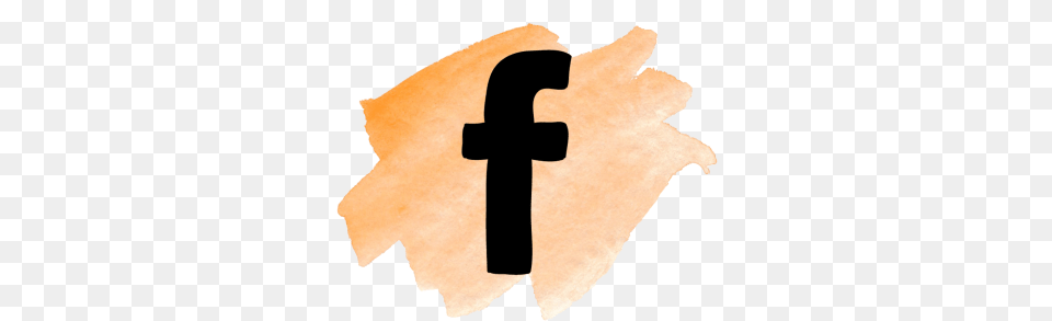 Logo Brush Facebook Blanc, Cross, Symbol, Person Free Png