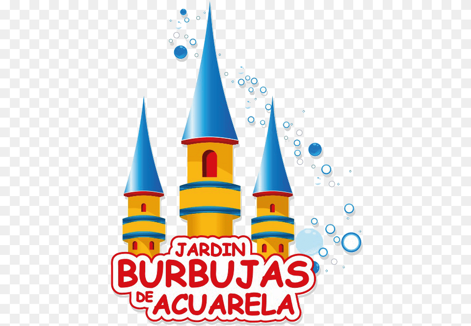 Logo Burbujas Jardin Burbujas De Acuarela Barranquilla, Architecture, Building, Spire, Tower Png