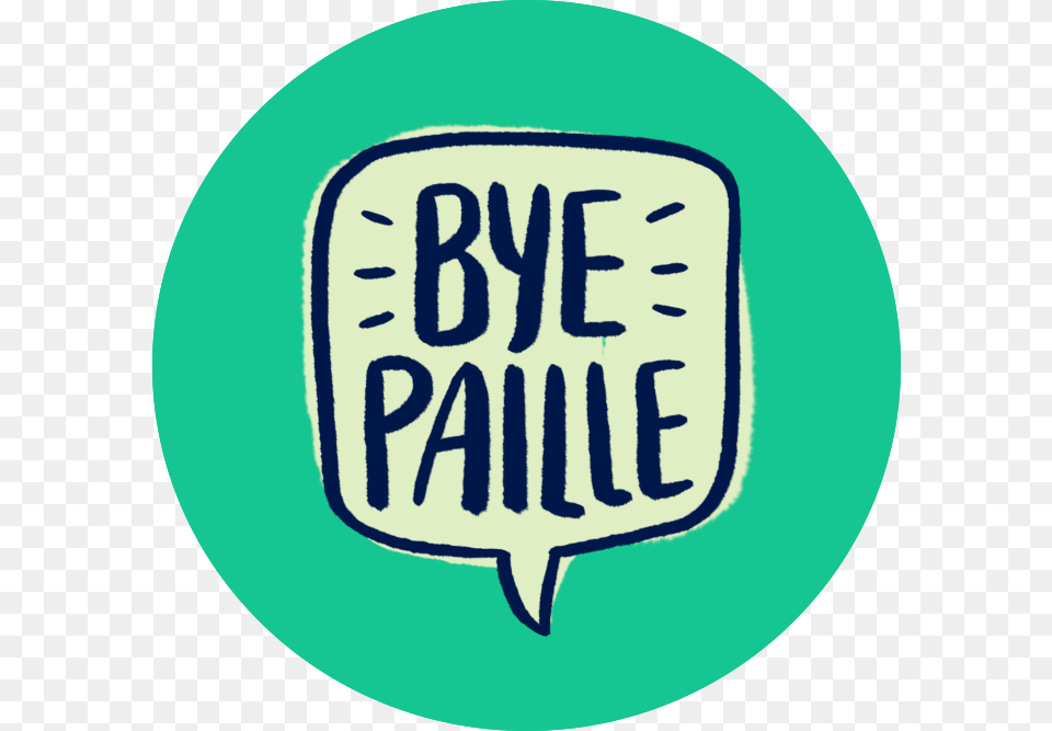 Logo Bye Paille Pas De Pailles, Sticker, Face, Head, Person Free Png Download