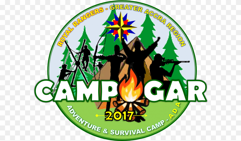 Logo Campogar 2017 Royal Rangers Greater Accra Ghana Royal Rangers, Person, Adult, Woman, Female Png