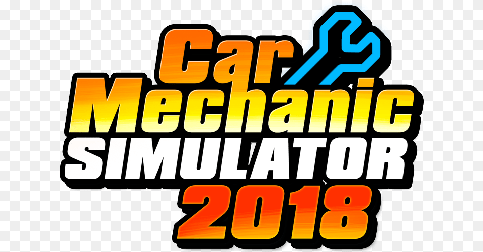 Logo Car Mechanic Simulator 2018 Logo Clipart Full Car Mechanic Simulator 2018 Logo, Text, Dynamite, Weapon Free Transparent Png