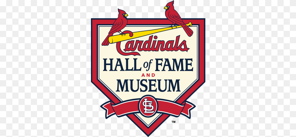 Logo Cardinals Hall Of Fame Logo, Animal, Bird, Cardinal Free Png