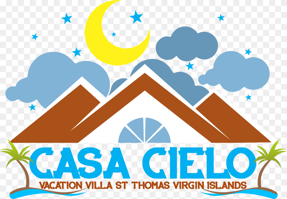 Logo Casa Cielo Vacation Rental House St Thomas Virgin Saint Thomas, Advertisement, Poster, Outdoors, Nature Png