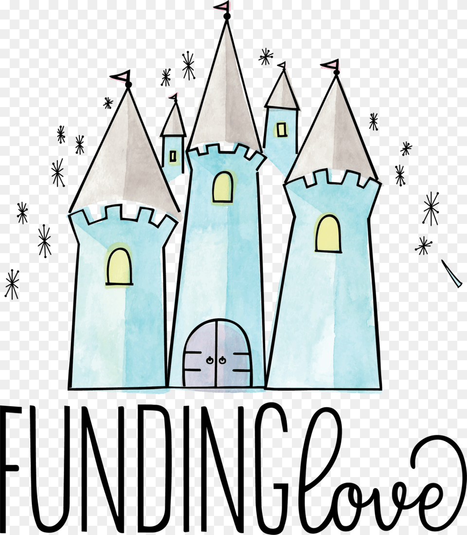 Logo Castle Color Vector Funding Love, Architecture, Building, Spire, Tower Png Image