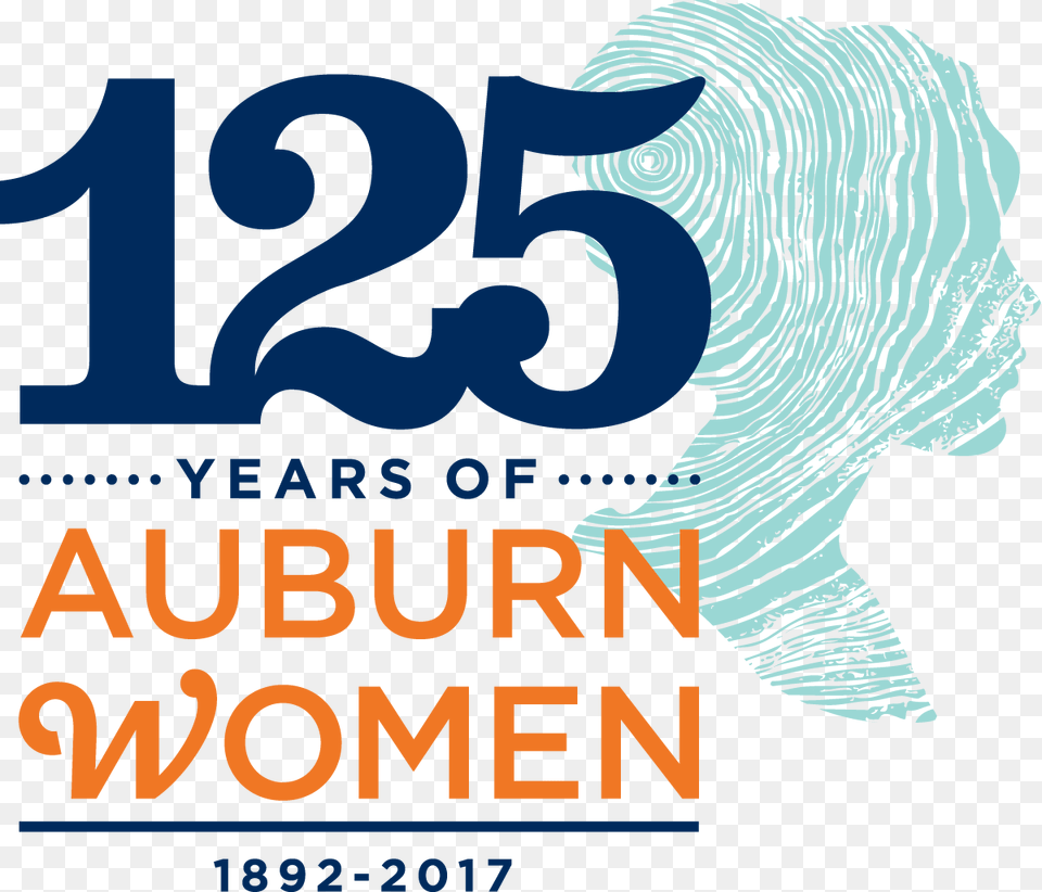 Logo Celebrating 1892 2017 And Auburn Women Poster, Book, Publication, Advertisement, Person Png