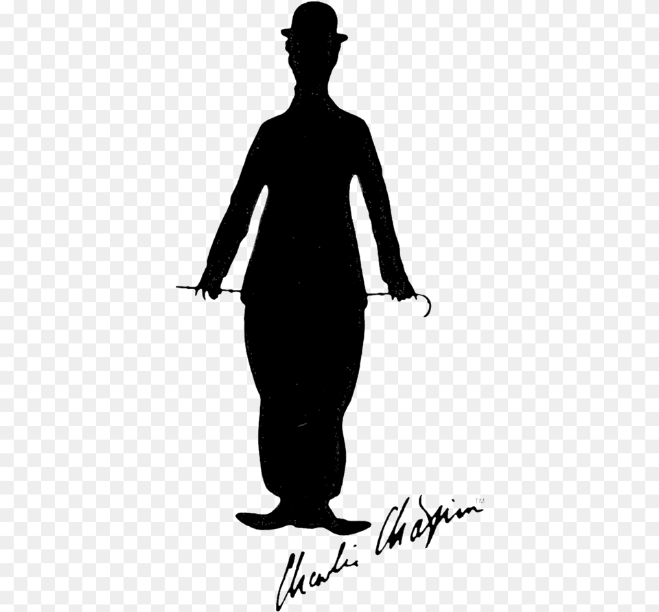Logo Charlie Chaplin, Silhouette, Adult, Male, Man Png