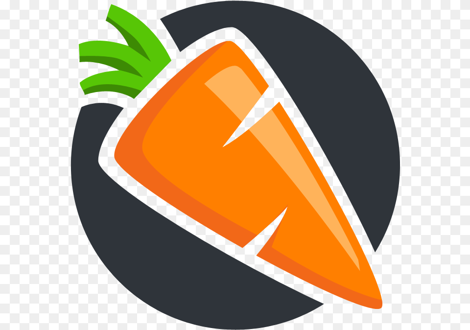 Logo Chasing Carrots Logo, Carrot, Food, Plant, Produce Free Png Download