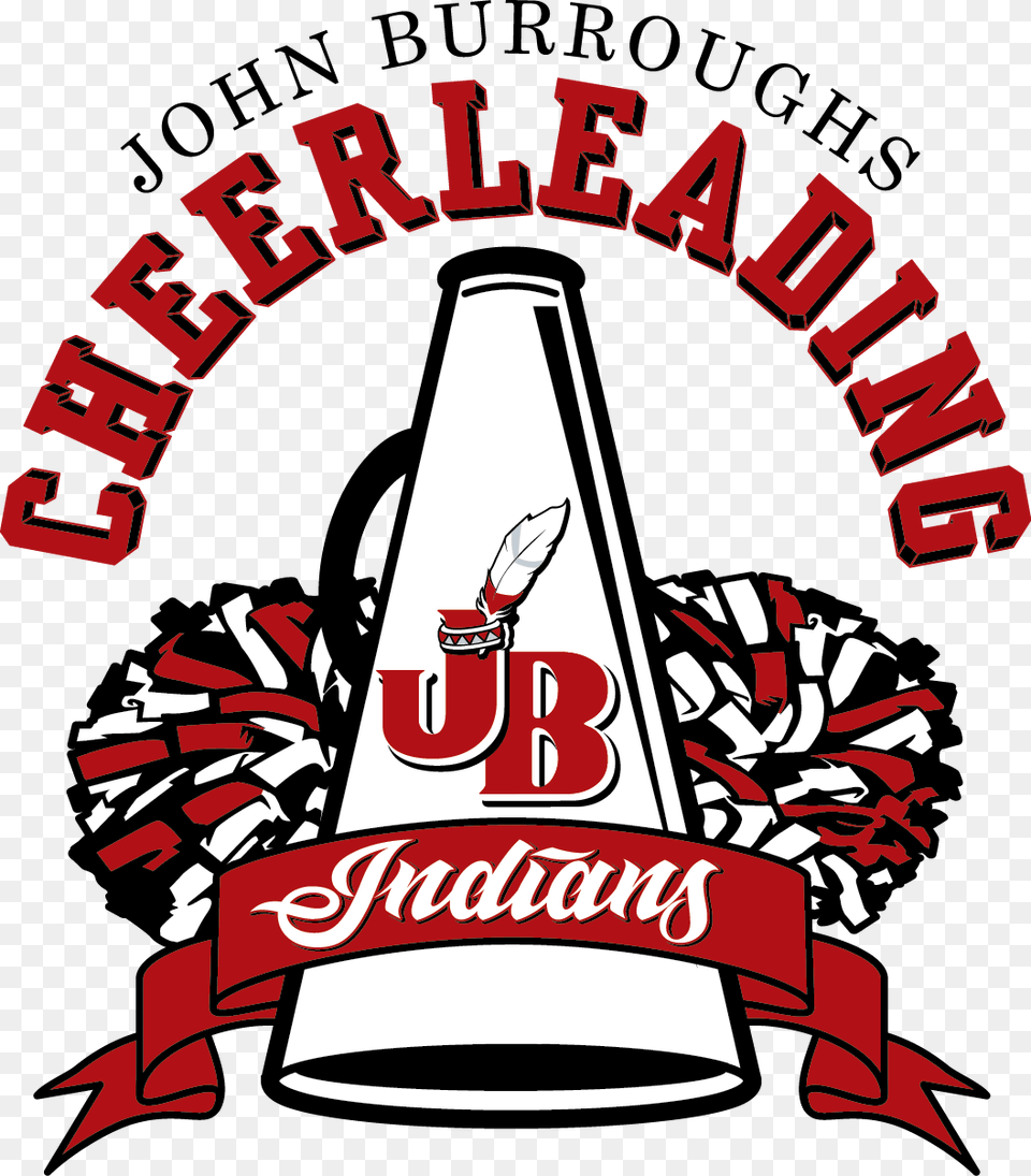 Logo Cheerleader Download John Burroughs High School, Clothing, Hat, Dynamite, Weapon Png Image