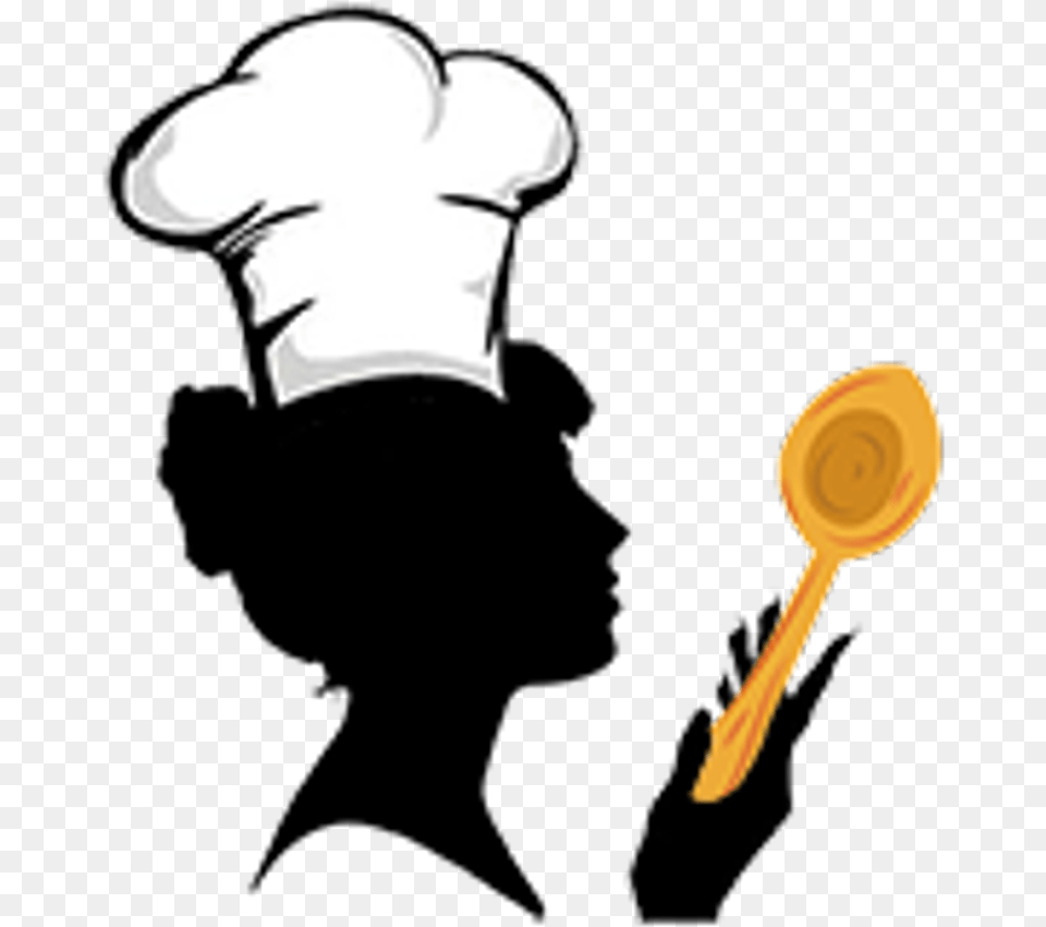 Logo Chef Clipart Logo Woman Chef, Cutlery, Spoon, Adult, Male Png Image