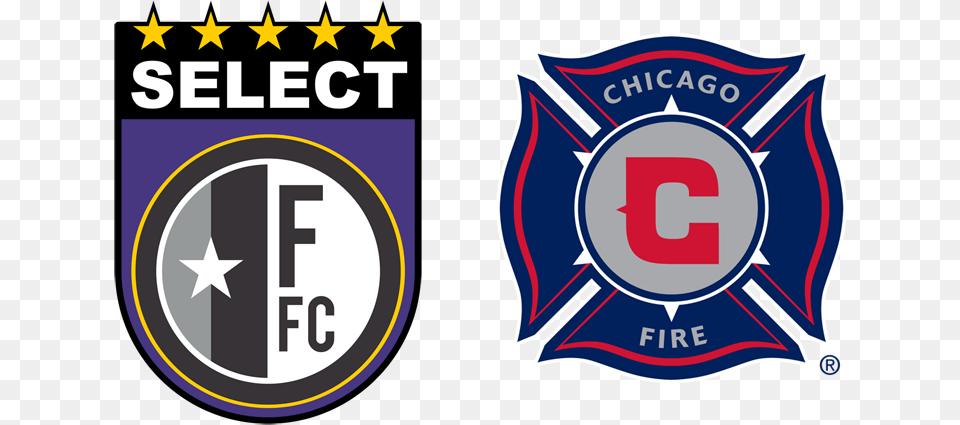 Logo Chicago Fire Soccer Club, Symbol, Badge, Emblem Free Transparent Png