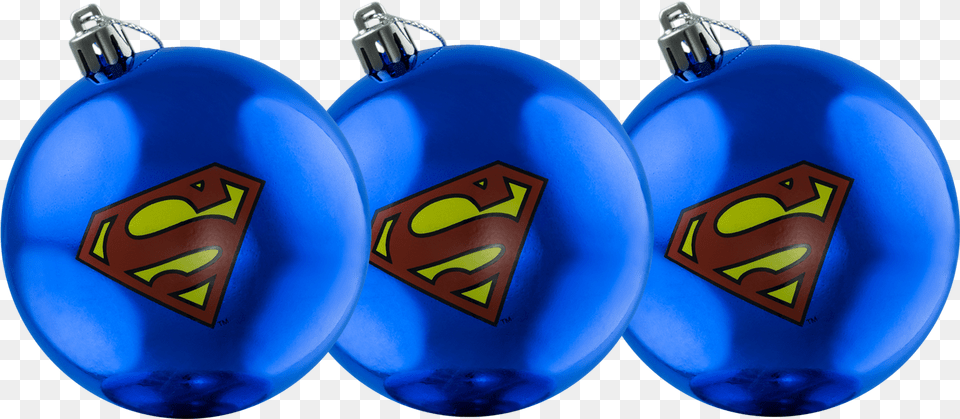 Logo Christmas Bauble 3 Pack Superman Ikon Collectables Superman, Accessories Free Png Download