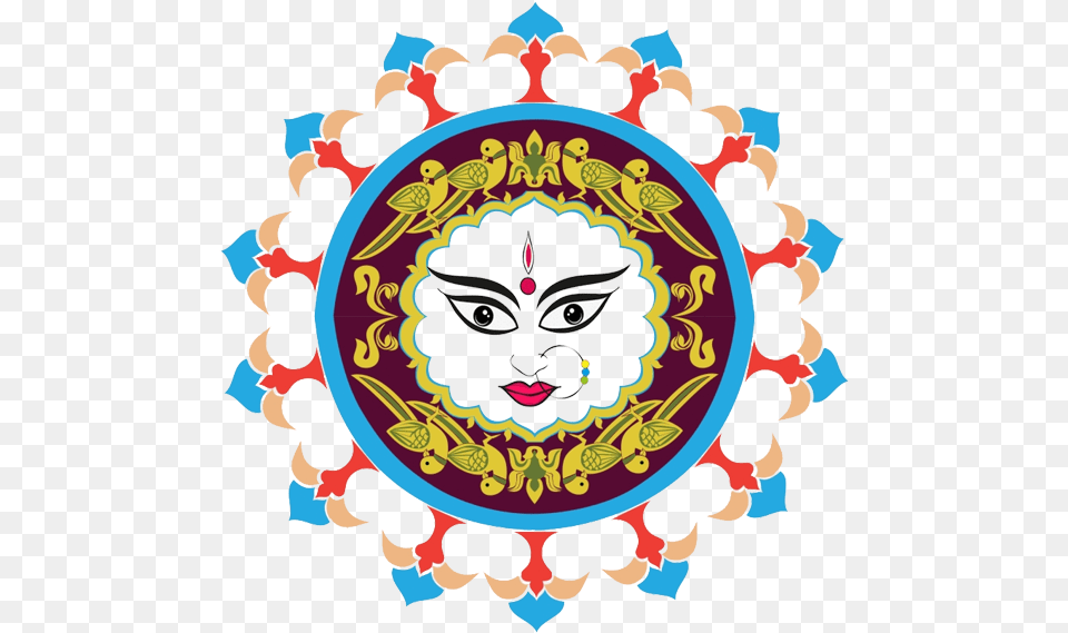 Logo Circle Rangoli Design, Pattern, Emblem, Symbol, Face Free Transparent Png