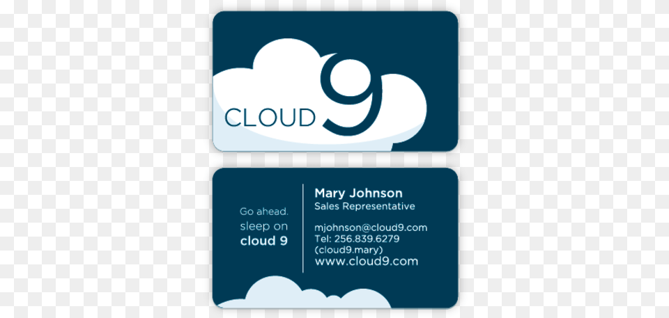Logo Cloud 9 Business Cards, Paper, Text, Business Card Png Image