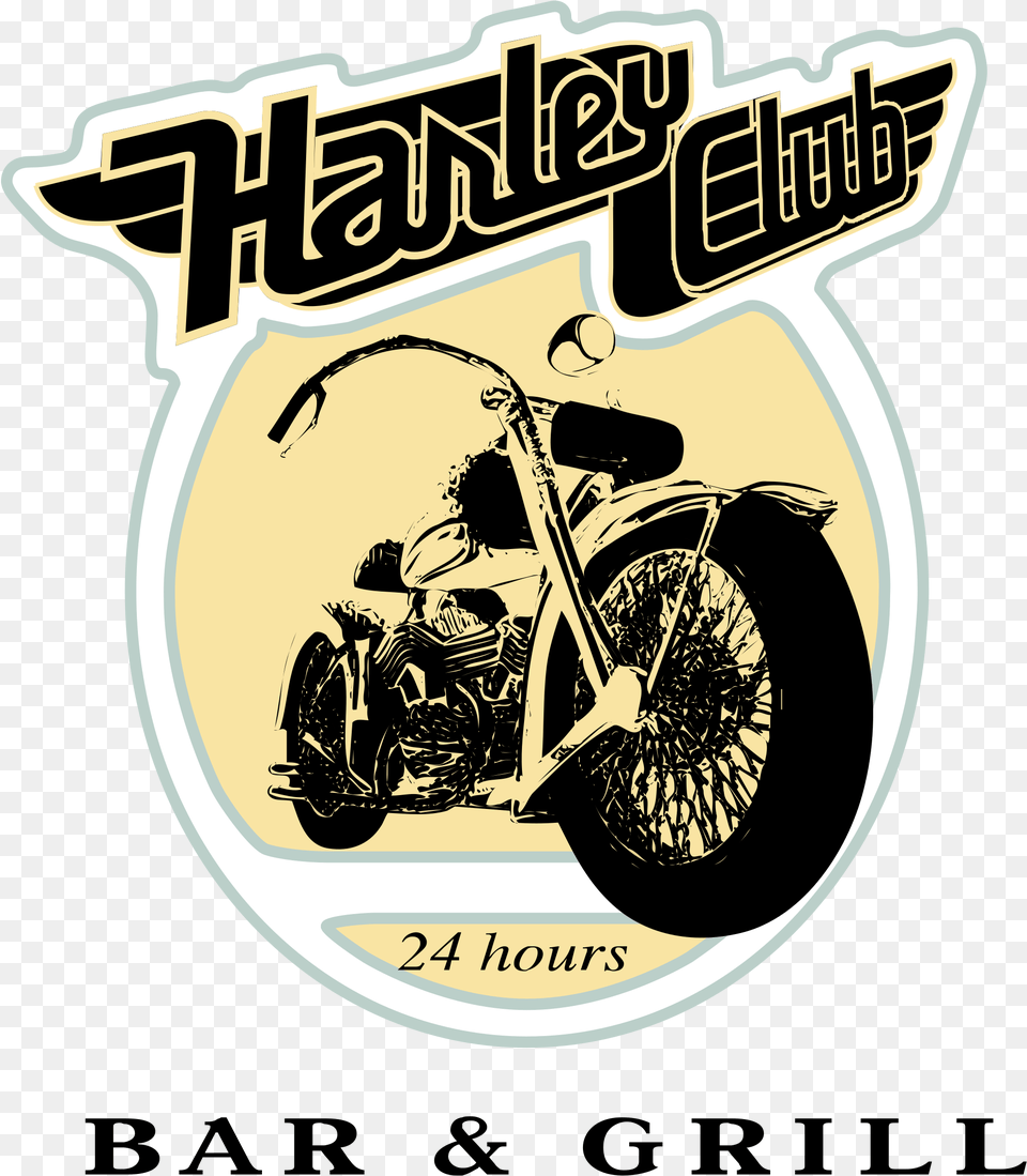 Logo Club Harley Davidson, Machine, Spoke, Wheel, Motorcycle Free Png Download