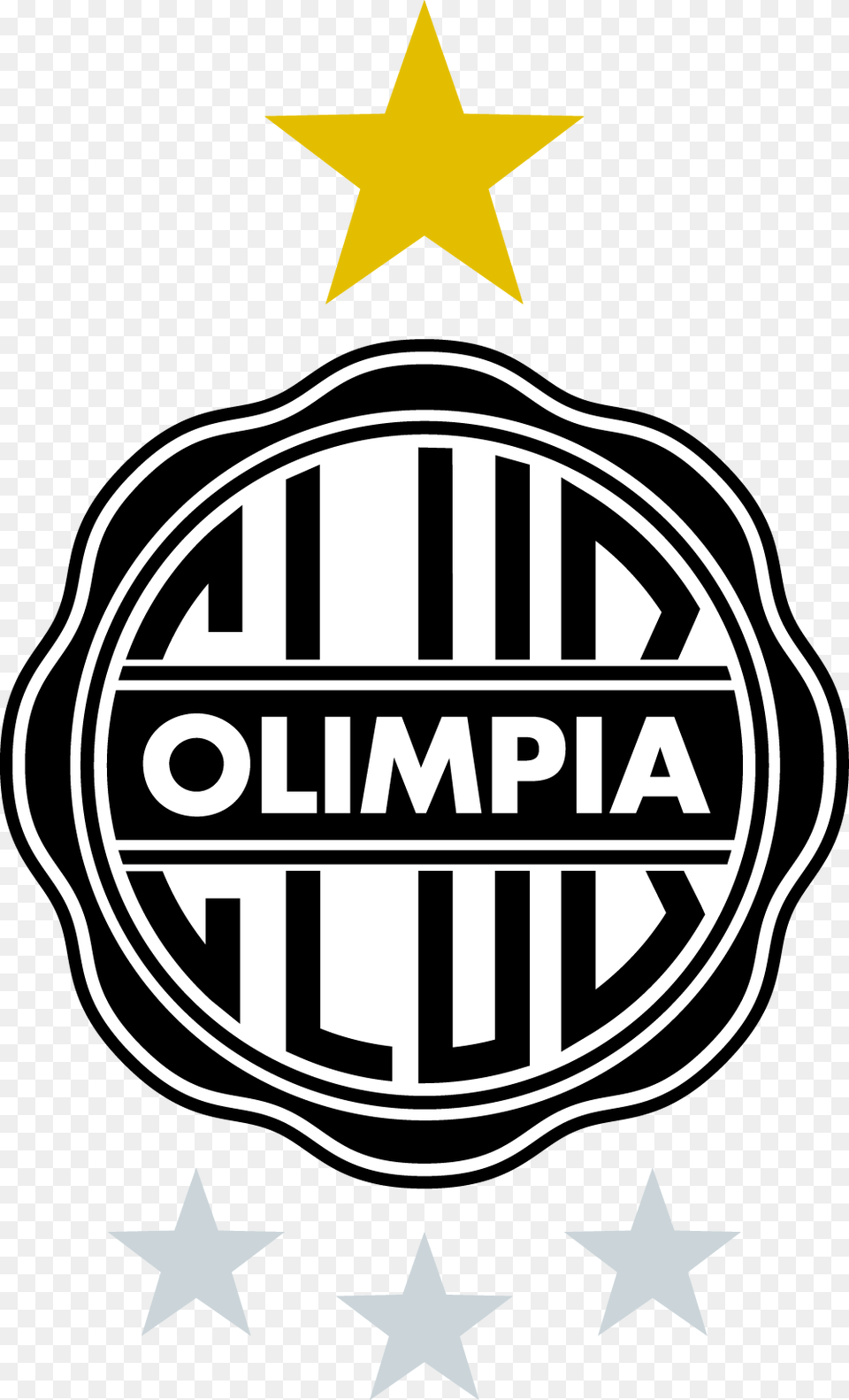Logo Club Olimpia, Symbol, Star Symbol Free Png