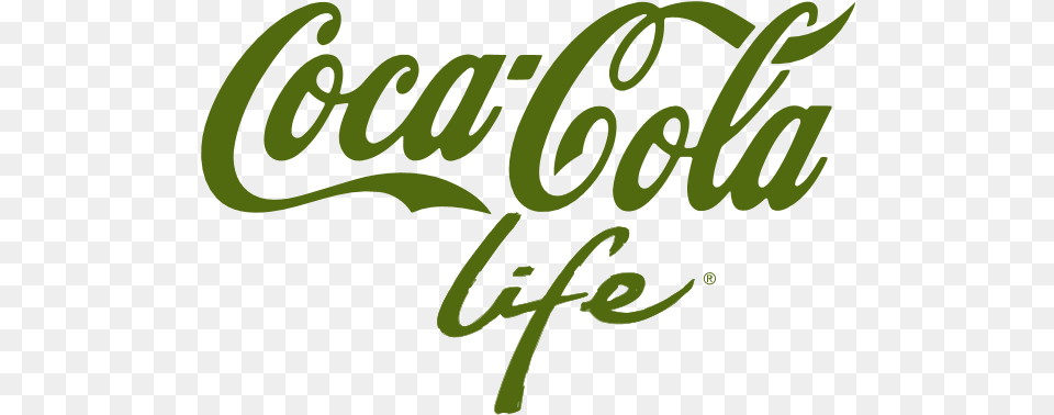 Logo Coca Cola Life Logo, Text, Handwriting Free Png Download