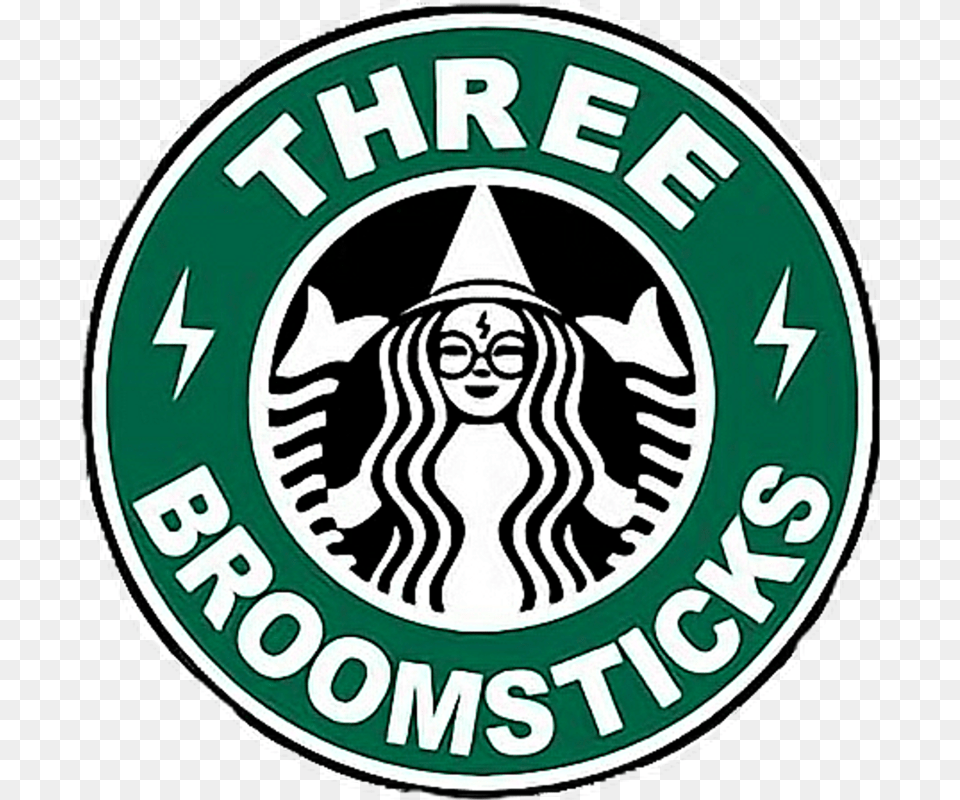 Logo Coffee Cafe Brand Starbucks Transparent Harry Potter Starbucks Logo, Face, Head, Person, Emblem Png Image