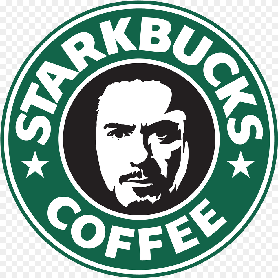 Logo Coffee Starbucks Brand Cafe Emblem, Adult, Male, Man, Person Free Transparent Png