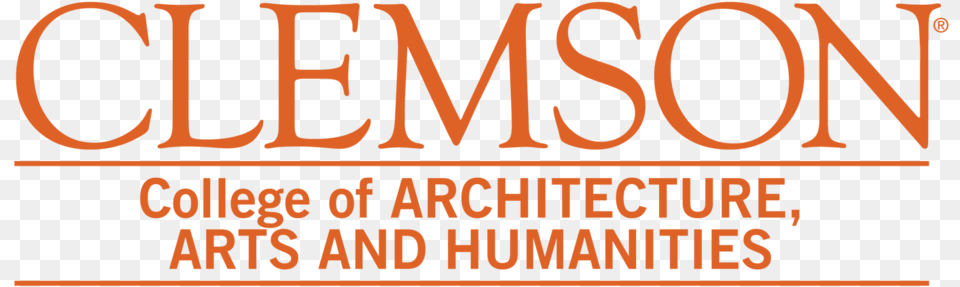 Logo College Of Arts Architecture Clemson University, Text, Advertisement Free Png Download