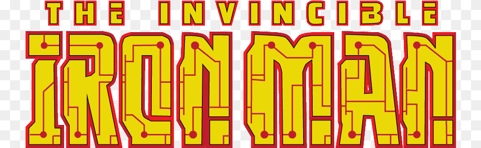 Logo Comics Iron Man Font, Scoreboard, Text Png Image