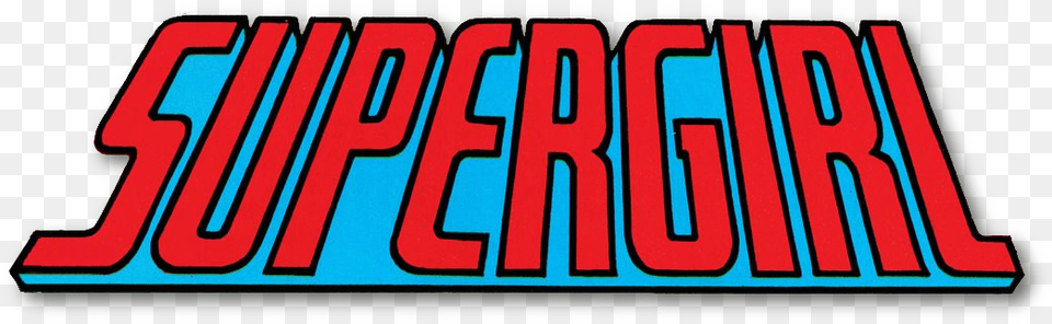 Logo Comics Supergirl Dc Logo, Light, Text Png Image