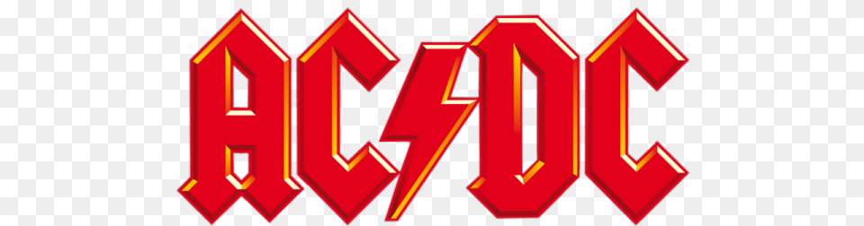 Logo Con Letas De Estilo Gtico En Un Fuerte Rojo Ac Dc Band Logo, Text Png