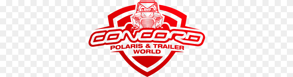 Logo Concord Polaris Trailer World Red Concord Polaris Amp Trailer World, Emblem, Symbol, Dynamite, Weapon Free Png Download
