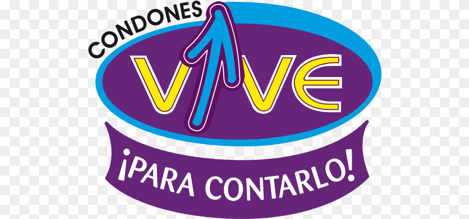 Logo Condones Vive, Purple Png Image