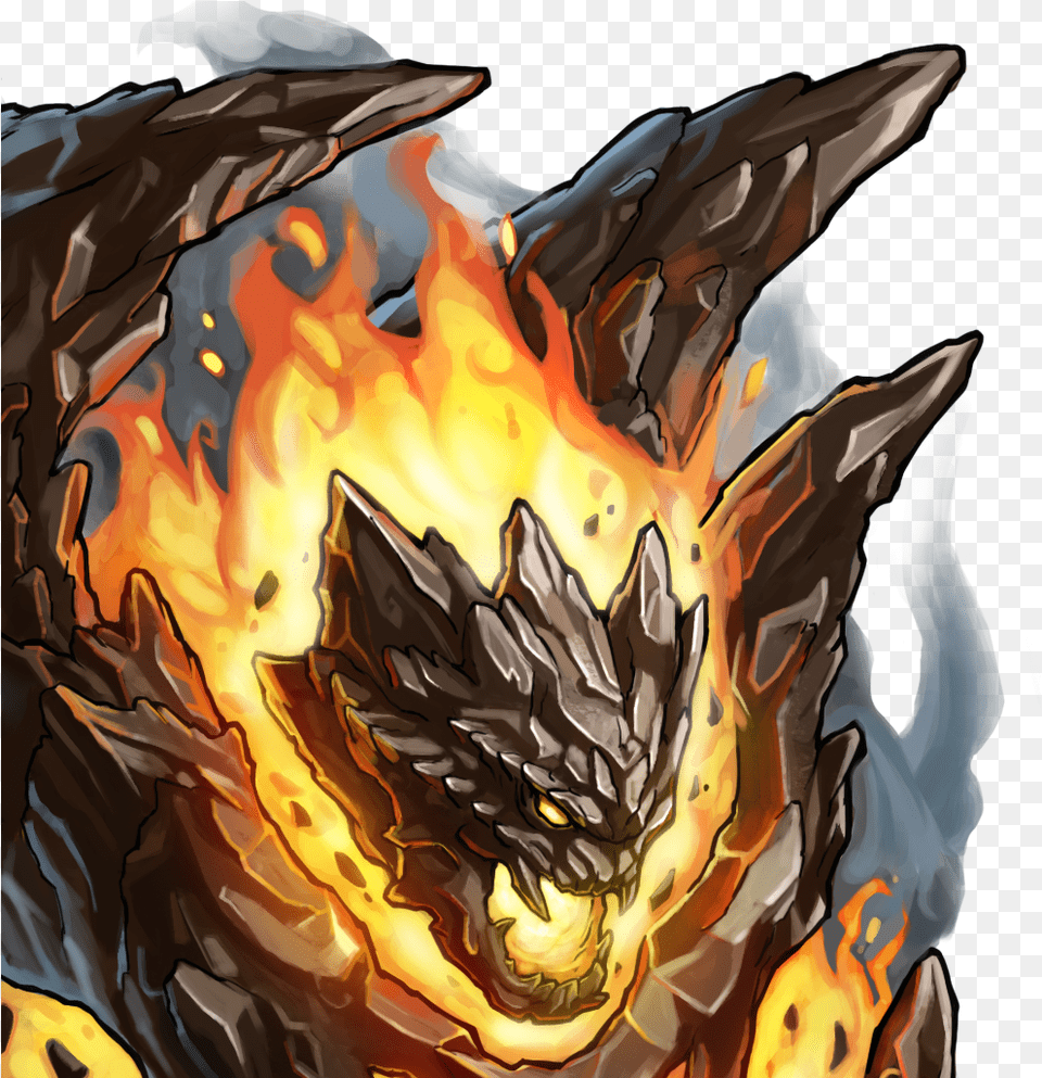 Logo Daemon Gems Of War, Dragon, Bonfire, Fire, Flame Png