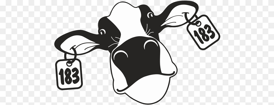 Logo Dairy Cow Logo Full Size Seekpng Cow And Dairy Logo, Animal, Cattle, Livestock, Mammal Free Png Download