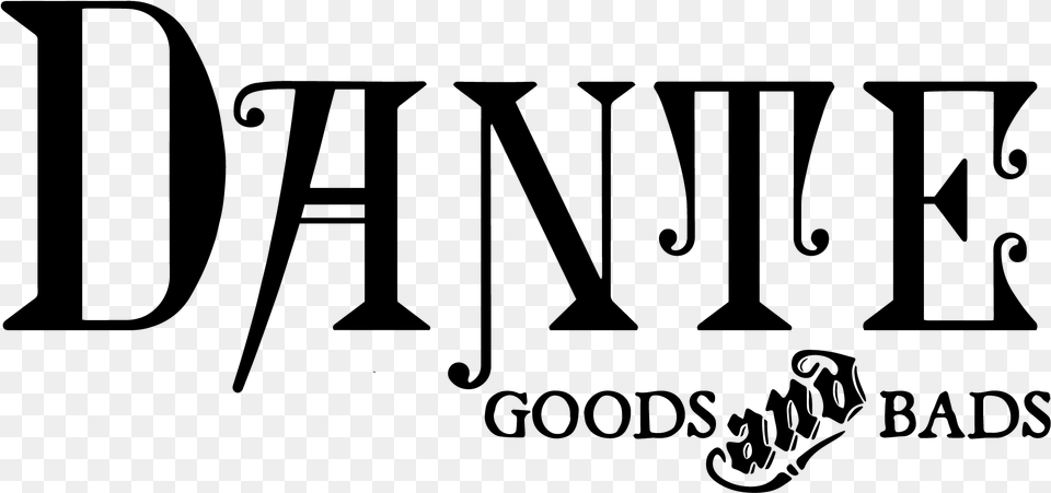Logo Dante Goods And Bads Logo, Gray Png