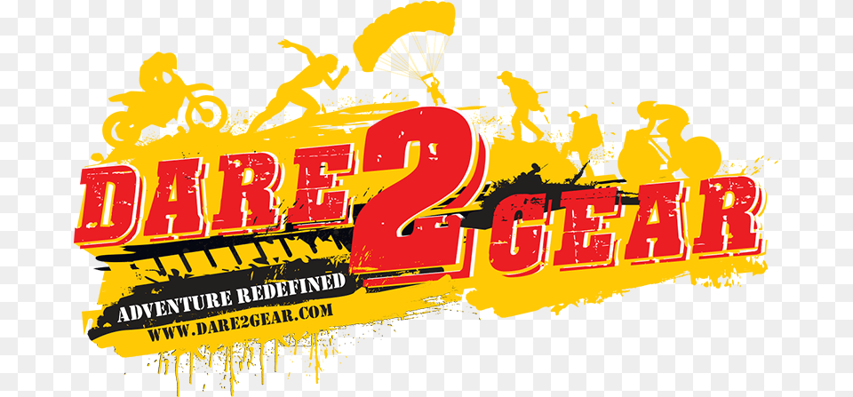 Logo Dare 2 Gear, Advertisement, Bulldozer, Machine Png