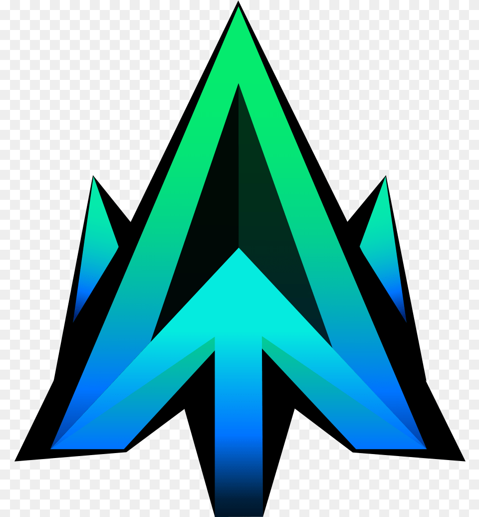 Logo Dark Logo Light Logo Team Atlantis Logo, Triangle, Rocket, Weapon Free Png