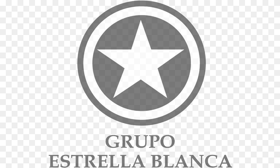 Logo De Estrella Blanca Download Emblem, Star Symbol, Symbol, Disk Png Image