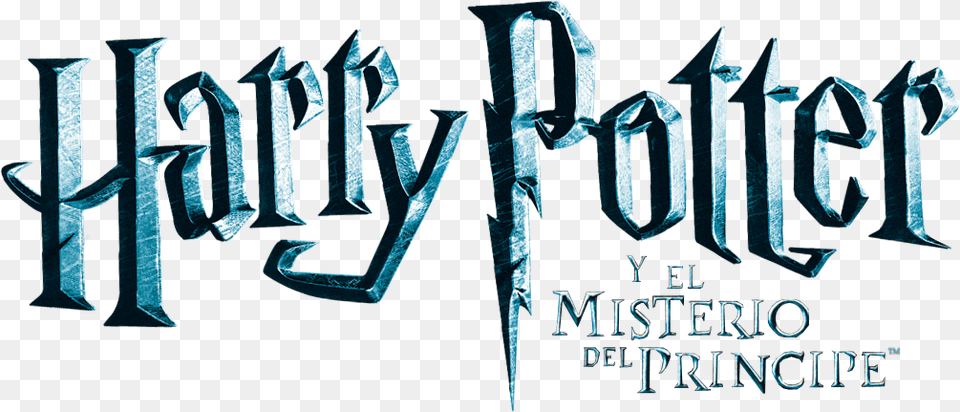 Logo De Harry Potter Y El Misterio Del Principe Harry Potter And The Half Blood Prince Title, Book, Calligraphy, Handwriting, Publication Png