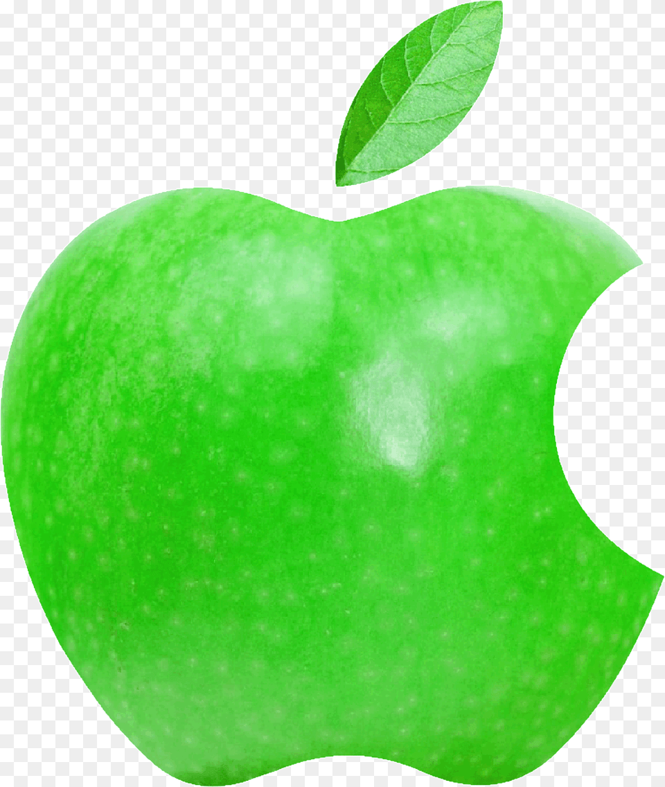 Logo De Iphone Verde, Apple, Food, Fruit, Plant Png Image