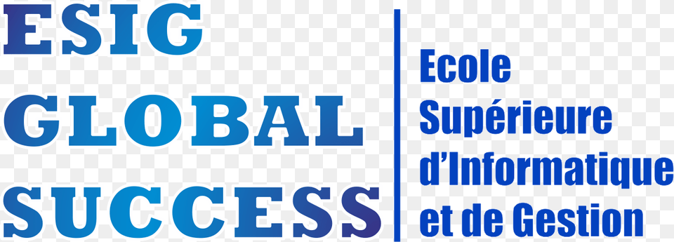 Logo De L Universit Esig Global Success Printing, Text, Number, Symbol Png