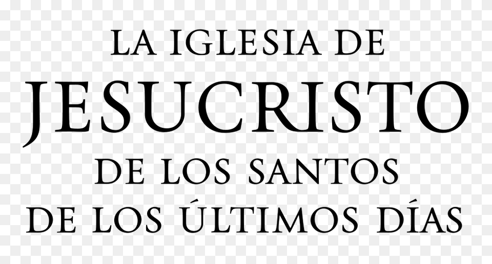 Logo De La Iglesia De Jesucristo De Los Santos De Los, Gray Free Png Download