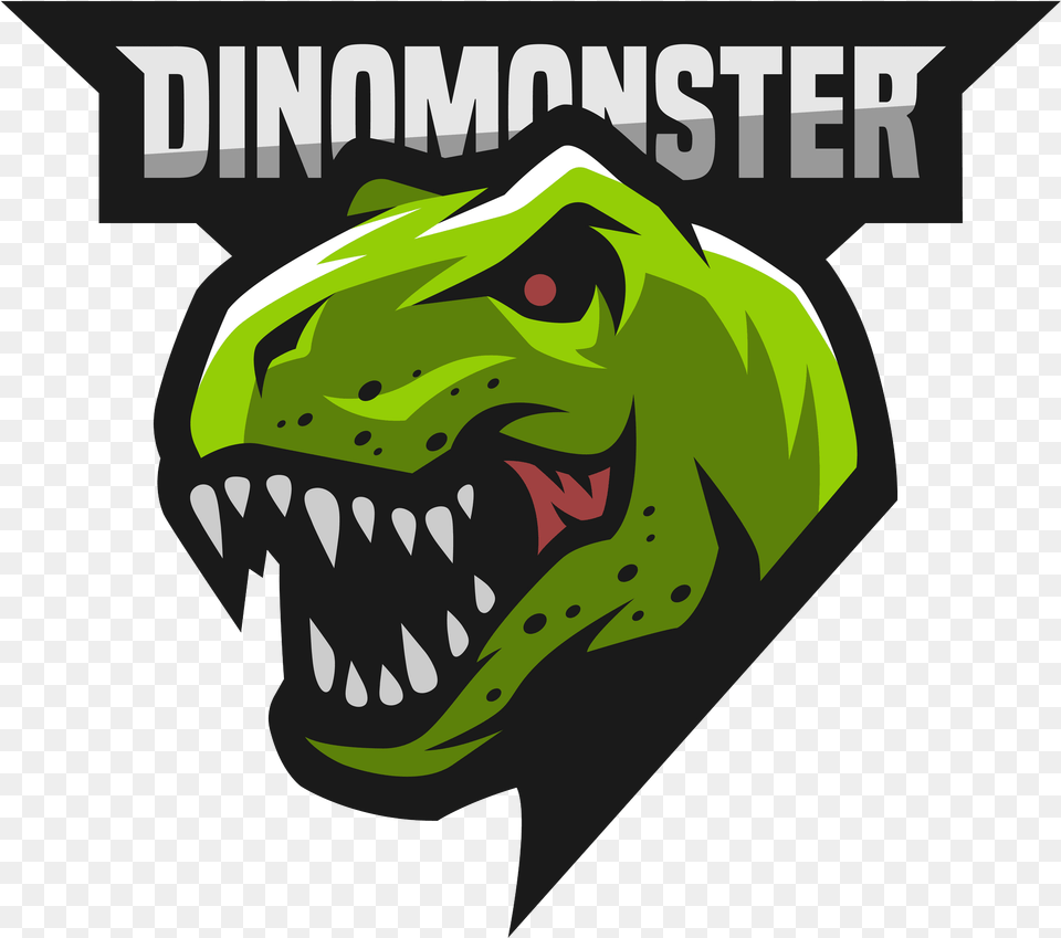 Logo De Sunday League Dino Monster Logo, Animal, Dinosaur, Reptile, T-rex Png