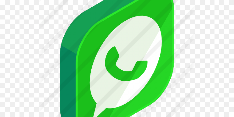 Logo De Whatsapp 3d, Green, Disk Free Png
